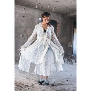 H&M Studio Collection 2017 Silk-Blend Dress size 12
